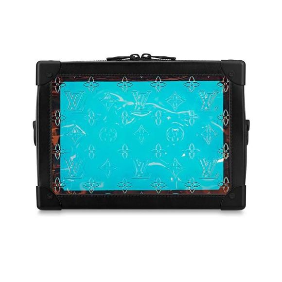 LOUIS VUITTON Soft Trunk Black/Multicolor Monogram Prism Plastic Messenger Bag - Picture 6 of 6